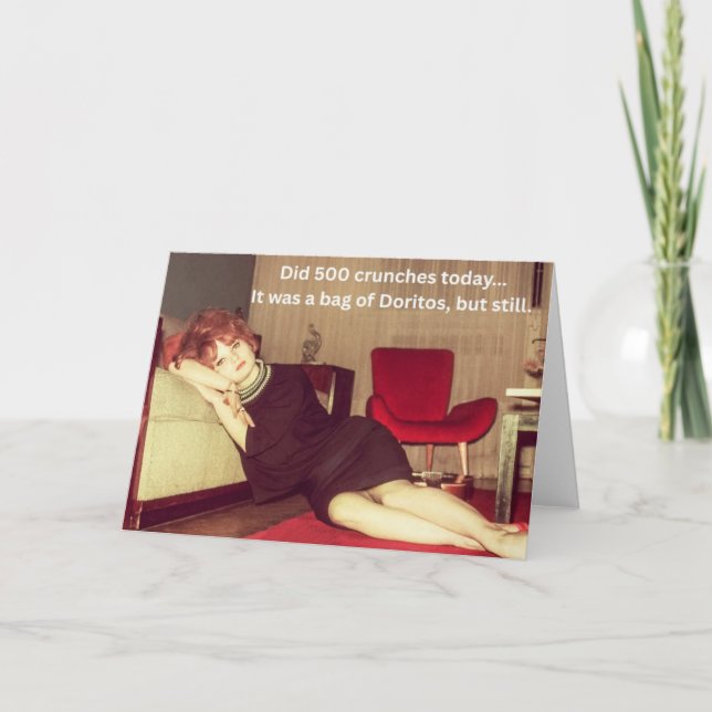 Cartão De Notas Crunches (Frente)