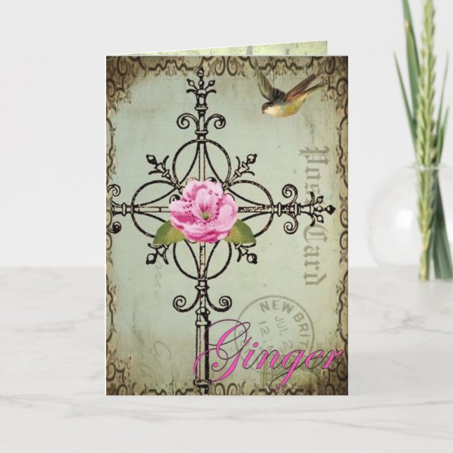 Cartão De Notas cruz (Frente)