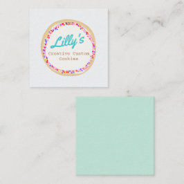 Cartão De Notas Cupcake Personalizado ou Decorador de Cookies