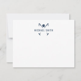 Cartão De Notas Custom Equestrian Stationery Polo Note Card