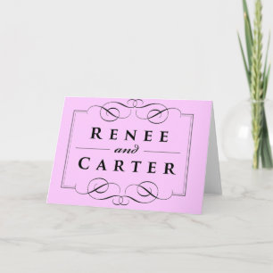 Cartão De Notas Custom Wedding Thank You Cards