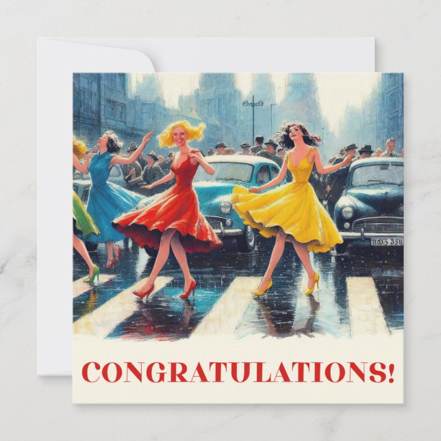 Cartão De Notas Dança Crosswalk 2 (Frente)