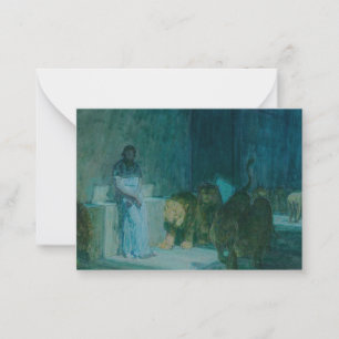 Cartão De Notas Daniel no Lions'Den de Henry Ossawa Tanner