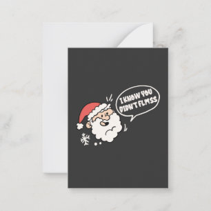 Cartão De Notas Dentista Dental Natal Papai Noel 