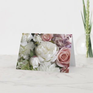 Cartão De Notas Dentro Bonito, cor-de-rosa-rosa-rosa, dobrado