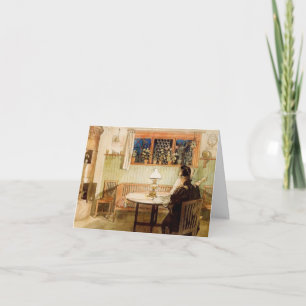 Cartão De Notas Depois que as crianças se foram para a cama