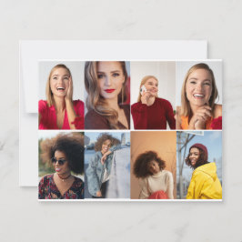 Cartão De Notas Desenhe Seu Próprio Colagem de 8 Fotos