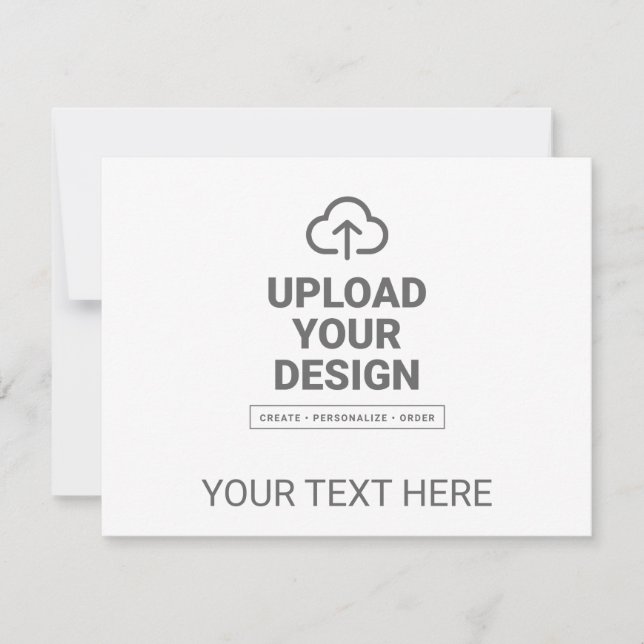 Cartão De Notas Design de Arte e Texto (Frente)