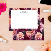 Design de Padrão de Dahlia Rosa-Vermelho-Cria