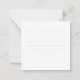 Cartão De Notas Design de Vibrações Positivas de Raposa Ártica Fof