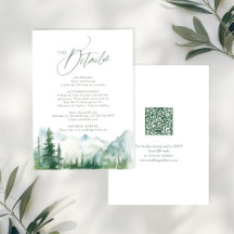 Detalhes do código QR da Floresta da Montanha Sage