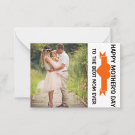 Cartão De Notas Dia de as mães FELIZ