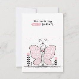 Cartão De Notas Dia de os namorados de sala de aula