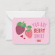 Cartão De Notas Dia de os namorados de sala de aula Berry Sweet (Frente)