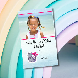 Cartão De Notas Dia de os namorados de sala de aula para crianças