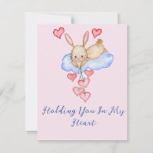 Dia de os namorados Lebre de aquarela com grão com