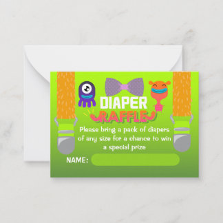 Cartão De Notas DIAPPER RAFFLE - Eles Criaram um monstro