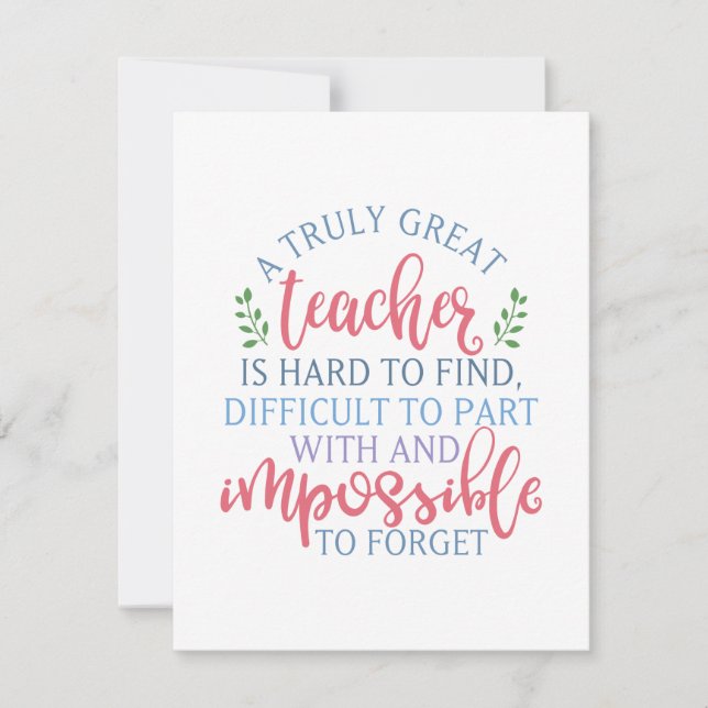 Cartão De Notas Diretor de Apreciação de Professores Engraçado (Frente)