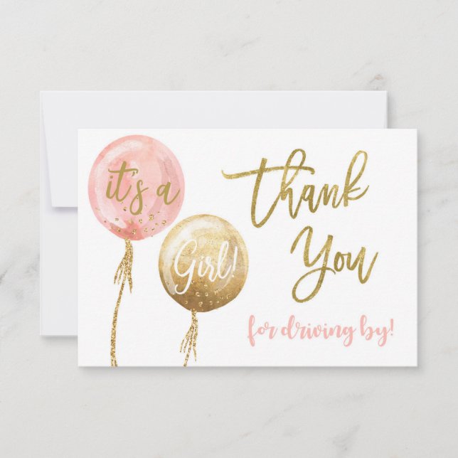 Cartão De Notas Dirigindo por obrigado (Frente)