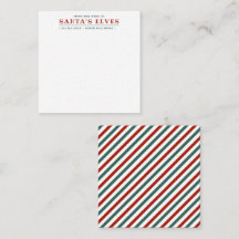 Do Gabinete dos Elfos do Papai Noel Cartãozinho de