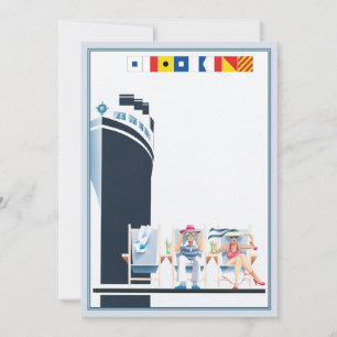 Cartão De Notas © do navio Ahoy