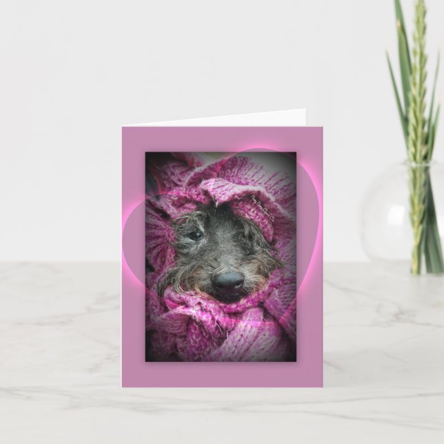 Cartão De Notas Doce coração (Frente)