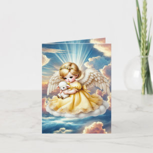 Cartão De Notas Doce enviado do Anjo do Céu adicionar mensagem