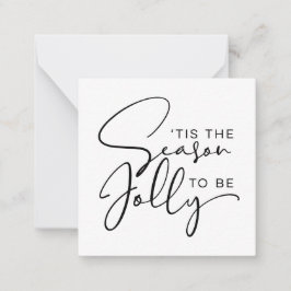 Cartão De Notas É a Época de Ser Alegre Férias