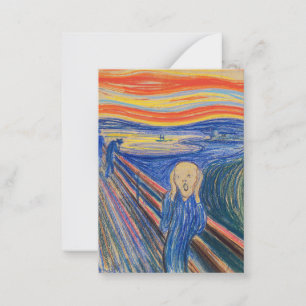 Cartão De Notas Edvard Munch - O Gritar 1895