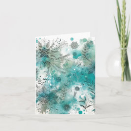 Cartão De Notas Efêmeras Aquarela Antigo Em Branco