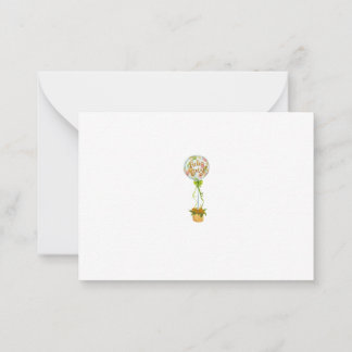 Cartão De Notas Elegant Hello Baby Shower Thank You Card