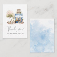 Elegante Chá de fraldas de bebe Azul de Bonjoor Az