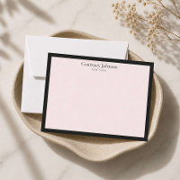 Elegante Luxo Minimalista Loja Preto/Rosa