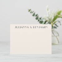 Elegante Minimalista Marfim Casais Arte Deco Perso