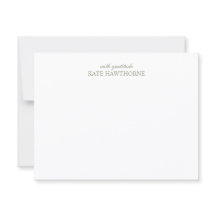 Elegante Minimalista Personalizada Ginga Verde Sag