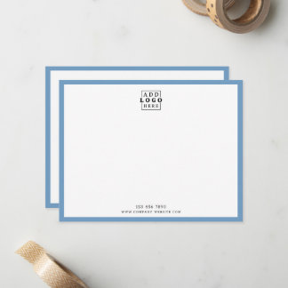 Cartão De Notas Empresa de Logotipo Empresarial Personalizado Cont
