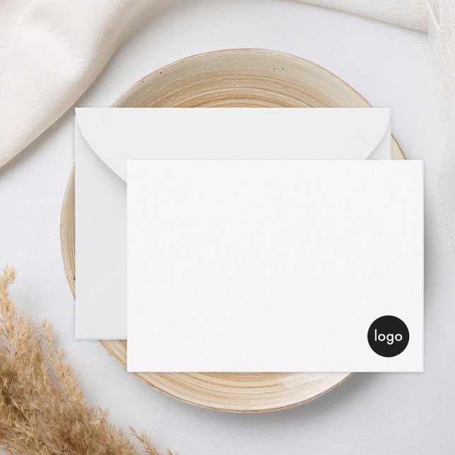 Cartão De Notas Empresa de logotipo personalizado (Criador carregado)