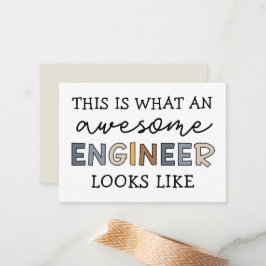 Cartão De Notas Engenheiro Engraçado Engenheiro Incrível | Engenha