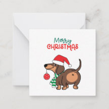 Engraçado Cachorro Bonito Feliz Natal