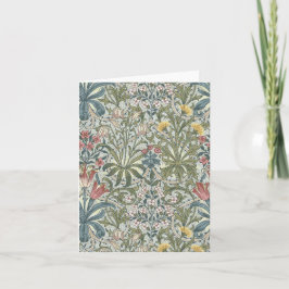 Cartão De Notas Ervas Daninhas da Floresta de William Morris