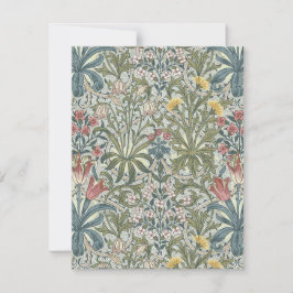 Cartão De Notas Ervas Daninhas da Floresta de William Morris