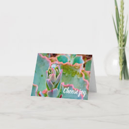 Cartão De Notas Escolher alegria