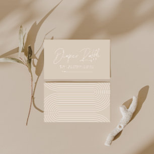 Cartão De Notas espingarda de fralda de chá de fraldas de natas mo