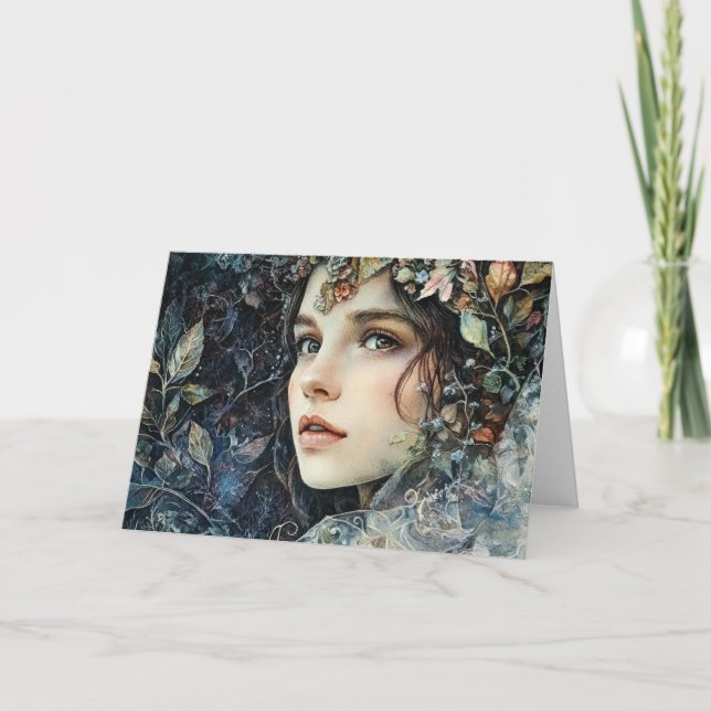 Cartão De Notas Espírito Florestal (Frente)