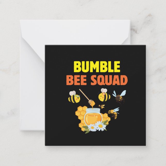 Cartão De Notas Esquadrão 2 da Beekeeper Art Bumble (Frente)