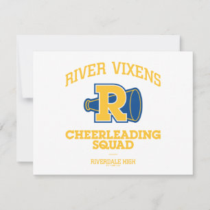 Cartão De Notas Esquadrão de Cheerhead River Vixens