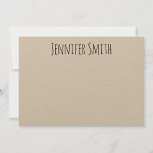 Cartão De Notas Estilo de Manuscrito de Casa Moderna Personalizado