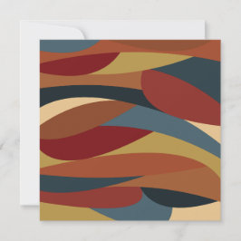 Cartão De Notas Estilo de Vidro Geométrico Opaco Abstrato