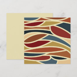 Cartão De Notas Estilo de Vidro Geométrico Opaco Design