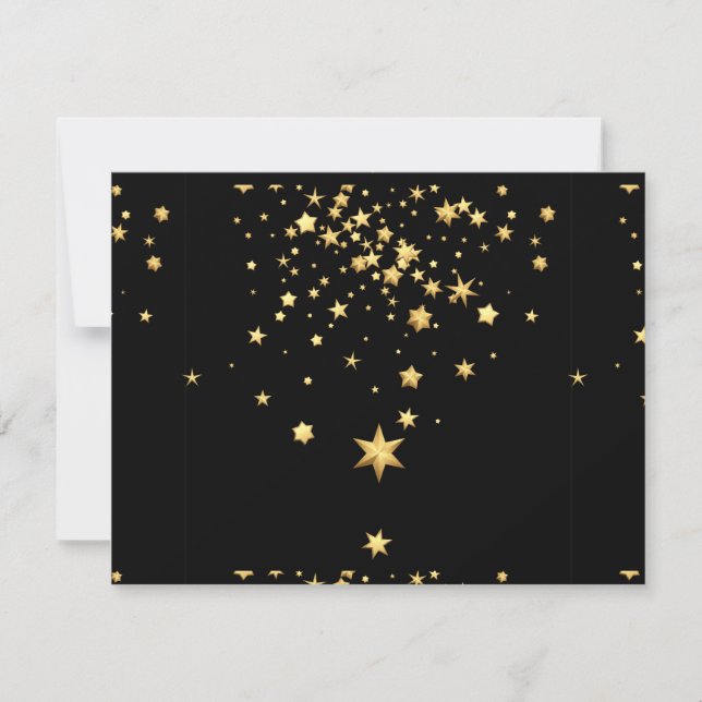 Cartão De Notas Estrelas do ouro (Frente)